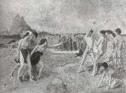 Study for the Whold composition of Young Spartans